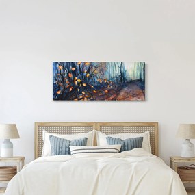 Obraz - Lúče jesenného slnka (120x50 cm)