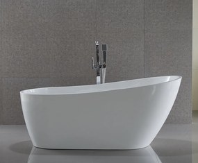 Aqualine Aqualine, TISA voľne stojaca vaňa 170x80 cm, biela, E1780