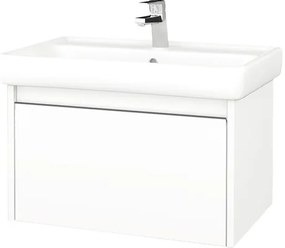 Kúpeľňová skrinka s umývadlom Dřevojas Bono 64,5x39 cm biela matná umývadlo Q 203337
