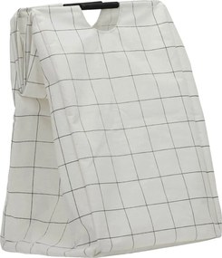 House Doctor Skladací kôš na bielizeň Squares White