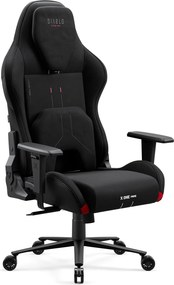 Herné kreslo, štandardná veľkosť, čierne: Diablo X-One Prime Burned Black