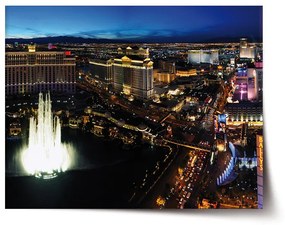 Sablio Plagát Las Vegas - 90x60 cm