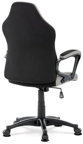 Autronic BONTEC Herné stoličky, hojdací mechanizmus, čierna látka, KA-L611 BLUE Farba: Čierna