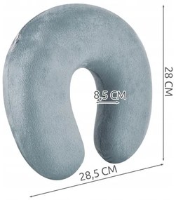 Trizand 7973 Cestovný vankúš šedá