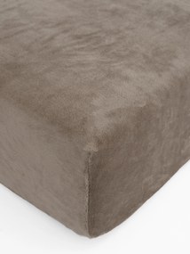 Plachta mikroplyš Deluxe 160 x 200 cm - sivohnedé