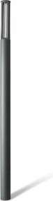 Faro Screen stĺpiková Led lampa 3,1 m tmavo šedá 2700K 360° IP65 IK10