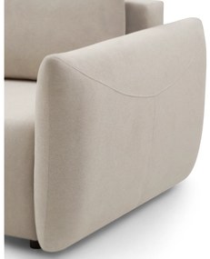 Rozkladacia pohovka Calma - béžová hydrofóbna pletenina Curio 09