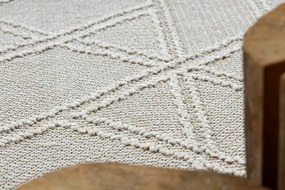 Koberec JERSEY 19241 krémový, rám BOHO