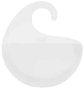 Koziol Kúpeľňový závesný box Surf M biela, 6,5 x 21,6 x 25,3 cm