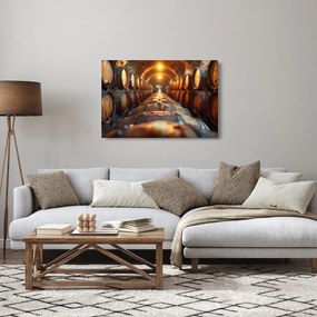 Obraz - Vínna pivnica (90x60 cm)