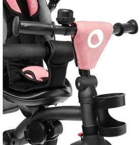 Lionelo - Detská trojkolka TRIS ružová/šedá