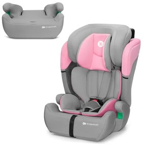 KINDERKRAFT - Autosedačka COMFORT UP i-Size (76-150 cm) šedá/ružová