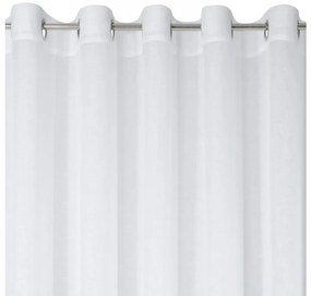 DECOREUM  Jemný záves s jemnou štruktúrou dažďových kvapiek 300 cm x 250 cm biela 100 % polyester 98122