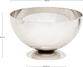 Misa z nehrdzavejúcej ocele v striebornej farbe ø 25,5 cm Nirela – Kave Home