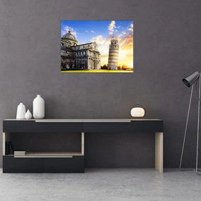 Sklenený obraz - Pisa (70x50 cm)