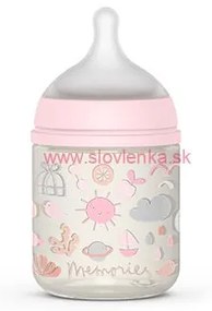 SUAVINEX - dojčenská fľaša 150 ml S memories - ružová