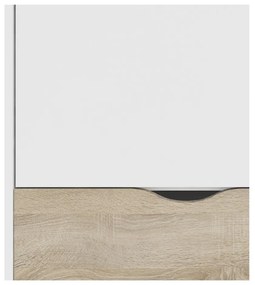 Biela šatníková skriňa Tvilum Oslo, 99 x 200 cm