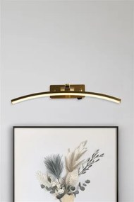 Searchlight 79822-50SB - LED obrazové svietidlo SANTORINI LED/11,03W/230V mosadz