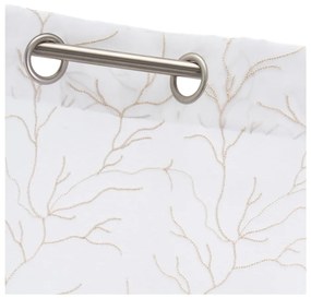 Bielo-béžová záclona 140x260 cm Coral – Casa Selección