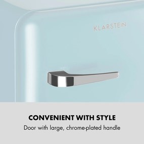 Klarstein Audrey Mini, retro chladnička, 48 l, 2 úrovne, energet. trieda F