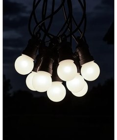 LED vonkajšia dekoratívna reťaz 10xLED/0,36W/230V 4,5 m IP44 čierna