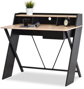 PC stolík Aspart (dub + čierna). Vlastná spoľahlivá doprava až k Vám domov. 1109727