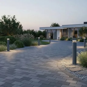 Ideal Lux - LED Vonkajšia lampa BOEING LED/14W/230V pr. 70 cm IP65 antracit