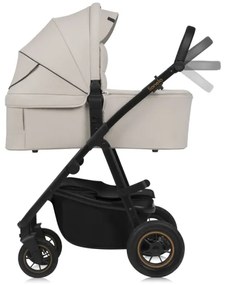 Lionelo - Kombinovaný kočík 3v1 AMBER PLUS Beige Sand