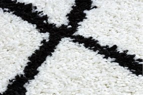 Koberec/behúň BERBER CROSS biely