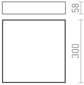 RED - Design Rendl - R12850 - LED Stropné svietidlo LARISA LED/30W/230V biela