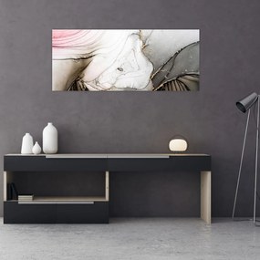 Obraz - Mramorový atrament (120x50 cm)