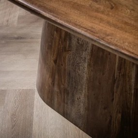 Jedálenský stôl 55-93 Central 180x90cm Masív Drevo Acacia  - Komfort-nábytok