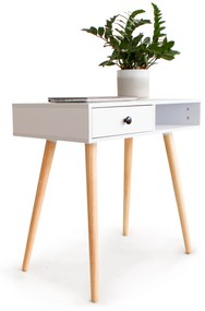 ModernHome Písací stôl, kozmetický stolík, konzola, stolík do obývačky so zásuvkou