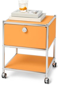 Kovový nočný stolík so zásuvkou »CN3«