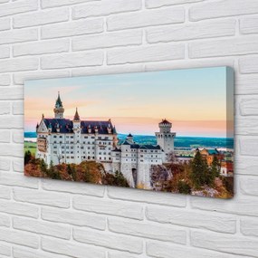 Obraz na plátne Nemecko Castle jeseň Munich 140x70 cm