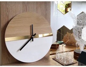 Sammer Nástenné hodiny dubové so zrkadlom 33 cm 300