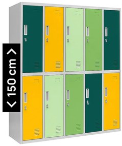 Sada skriniek zdravotno-bezpečnostných Bartuś kov šedý/viacfarebný