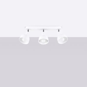 Sollux SL.1315 - Bodové svietidlo ELBA 3xE27/15W/230V biela