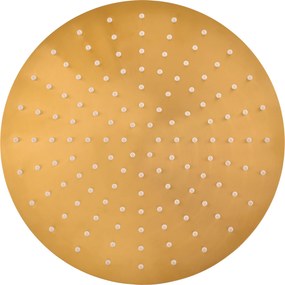 Slezák - RAV Hlavová sprcha okrúhla kovová ø 30 cm so 4-otvorovými tryskami - KS0001/4ZK, Zlatá kartáčovaná