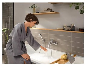 Hansgrohe Rebris E - Páková vaňová batéria na stenu, chróm 72450000