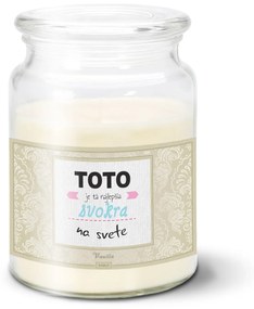 Sablio Sviečka Toto je tá najlepšia svokra na svete - 500 g