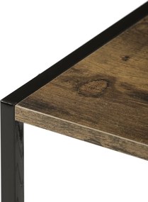 Skrinka na topánky s 2 policami, staré drevo