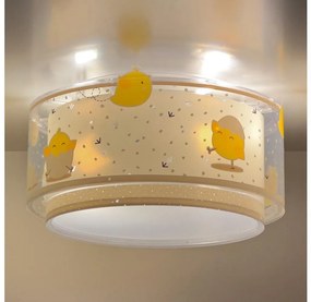 Dalber 76876 - Detské stropné svietidlo BABY CHICK 2xE27/15W/230V