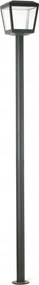 Faro Plaza vonkajšia stĺpková lampa Led 2190mm IP54 tmavo šedá