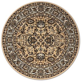 Koberce Breno Kusový koberec PRACTICA kruh 59/EVE, béžová, viacfarebná,200 x 200 cm