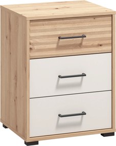 XXXLutz NOČNÝ STOLÍK, kašmírová, dub artisan, 48/63/40 cm Xora - Spálňové sety - 000834013409