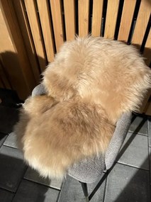 Ovčia kožušina béžová Kožušina: M- 110x65 cm