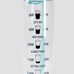 Fľaša AQUAFLOW tyrkysová 739262 900 ml