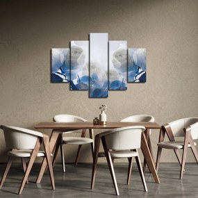 Obraz - Biele ruže (150x105 cm)