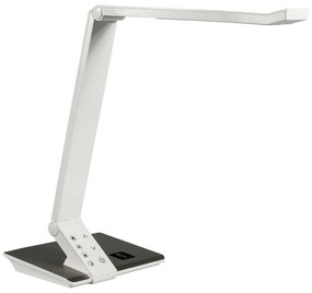 VANKELED LED stolná lampa profi 3in1 - 10W - 600Lm - strieborno-biela